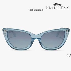 DIFF Eyewear Blue Cat-Eye Sunglasses